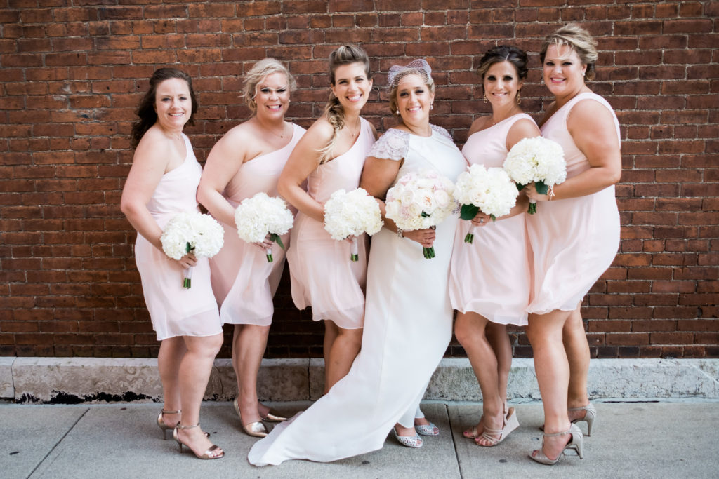 Blush Bridesmaid Dresses